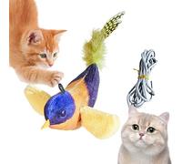 Jiimhte Chirping Bird Cat Toy, Simulation Bird Cat Toy Interactive Cat Toy With Real Chirping Funny Squeak Kitten Toy Interactive Cat Squeak Toy Melody Chaser Bird Toys For Cats To Play Alone