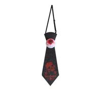 Jiimhte Gothic Tie | Lighted Eye Ball Fun Ties - Bat Pattern Collar Accessories for Men Youth Halloween Cosplay Exhibition Stage Show