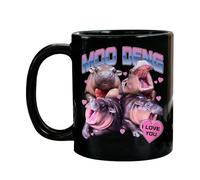 Jiimhte Mug, Cute Baby Hippo Coffee Mug I Love You Mug Thailand Cute Pygmy Hippo Coffee Mug Baby Hippo in Khao Kheow Open Zoo