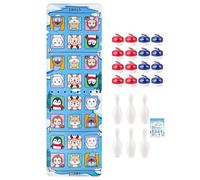 Jiimhte Table Curling Game,Tabletop Bowling Combo Set - Party Favor Funny Portable Toy for Boy Friends Adults Enthusiast Girl Kids Students Fans