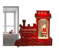 Jiimhte Winter Train Snow Globe - Vintage Train Snowflake Light | Winter Festival Snowmen Snowflake Globe For Fireplace