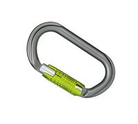 jiingekk 25KN Aluminum Alloy Carabiner D Shape Key Hook With Security Screw Locking Designs For Rock Climbing Camping Hammocks