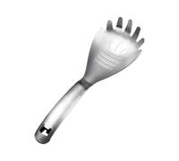 jiingekk 5 In1 Multifunctional Cooking Spoon Metal Kitchen Utensil for Cooking Draining, Mashing, Grating, Bottle Opener Gift Kitchen Tool and Gadgets
