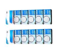 jiingekk Cell Button, Pack Of 10pc/5pc CR2450 3V Lithium Coin Cell Batteries, High Capacity 550mAh CR2450 Batteries for Digital Devices - 10 pieces