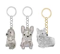 jiingekk Clear Dog Furs Storage Box Hair Collector Waterproof Keepsakes Keychain For Pet Owners To Preserve Preciously Memory Sentimental Dog Owner Gift Accessories