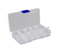 jiingekk Clear Storage Box 10 Compartment With Sealing Lid Container For Case For Small Jewelry Pill Multicolor Clear Storage Boxes With Lids