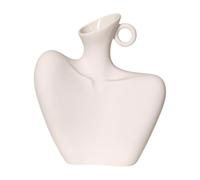 jiingekk Contemporary Ceramic Vases with Unique Collarbones Designs Art Decoration for Indoor Space and Gift Unique Sculptural Flower Vases