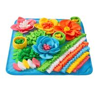 jiingekk Dog Snuffle Training Mat For Various Breeds Colorful Sniff Pad Natural Foraging Skills And Reduces Pet Boredom Enrichment Toy