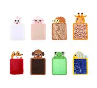 jiingekk Educational Tactiles Board Color Cognitive Toy Cartoon Animal Sensory Mat Fine Motor Skill Learning Toy For Child 8PCS MultiTexture Playmat