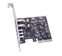 jiingekk Fast Speed 5 Port USB Expansion Card PCIE 4 With 2Port USB A And 3Port Type C Port For Desktop Computers