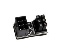 jiingekk GPU VGA PCIe 8Pin Power Adapter GPU PCIe 8Pin 180 Degree UTurn Power Adapter Board For Desktop Graphics Card Connector