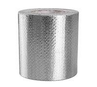 jiingekk Heat Shielding Tape, Thermal Barrier Foil Tape Heat Reflective Adhesive Heat Shielding Tape High Temperature Bandage Tape for Hose and Auto - Silver - 5m*5cm