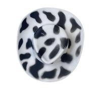 jiingekk Miniature Cowgirl Hats Hair Clip Party Head Accessory 19 Color Option Bachelorette Dressingup Headwear Bridal Cowgirl Hair Accessory
