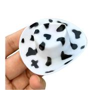 jiingekk Miniature Cowgirl Hats Hair Clip Party Head Accessory 19 Color Option Bachelorette Dressingup Headwear Bridal Cowgirl Hair Accessory