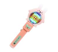 jiingekk Multicolor LED Music Stick Animal Theme Light Up Wand Toy For Sensory Stimulation Kids Educational Auditory Gift Multicolor Glowing Sensory Toy