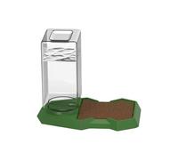 jiingekk Reptiles Hydrations Water Feeder Automatic Dispenser Anti Drowning Design For Lizards Turtles Bearded Dragons Dispenser