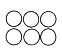 jiingekk Set Of 6 Cup Lid Rings Replacements For Glass Cups Flexible Silicone Water Cup Gasket Waterproof Colorful Seal Silicone Seal