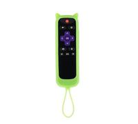 jiingekk Silicone Remote Covers For Roku2 TVs Steaming Sticks Express Universals Controller With Glowing In Dark Feature Dark Environment Remote Cover