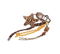 jiingekk Stylish Star Beaded Accessory With Elegant Print Design And Reusable Polyester Holder Bag Pendant Party Star Charm Holder