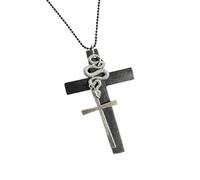 jiingekk Unisex Crosses Charm Pendant Necklace With Sturdy Glass Special Gifts Accessory For Religious Occasions Daily Use Unique Styles Necklace