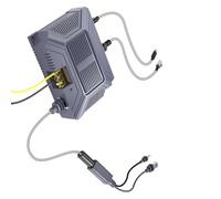 jiingekk Universally 12V/48V Injecting And Splitter For Link Miniture Antennas 150W Protect Power Supply Power Splitter Passive PoE Injector For Link