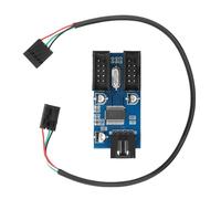 jiingekk USB2.0 9 Pin USB Splitter Adapter For Expanding Desktop USB Port For Home Office And Gaming Programmer Connector