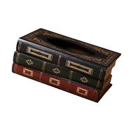 jiingekk Wood Tissue Cover Easy Refill Desktop Storage for Living Room Tissue Box