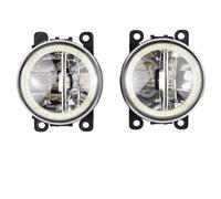 JIIYP Front Fog Lamp Left Right Front Bumper Fog Lights Lamp Assemblies For Fiat For Panda For Punto For Evo 500 1.4L L4 2009-2016 Car Fog Light Assemblies(White Style B)