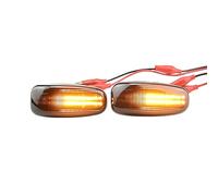 JIIYP Mirror Indicator LED Dynamic Turn Signal Light Flasher Flowing Water Blinker Flashing For Benz For E-Class W124.A124.C124 1984-1998(Crystal white)