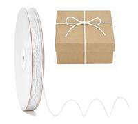jijAcraft 100M White Cotton String: 2MM White String for DIY Crafts, 328ft Natural Food Grade Cooking Cord, Butchers Twine for Kitchen Rotisserie Chicken, Tying Meat, Making Sausage