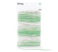 jijAcraft 2mm Sage Green Jute Twine: 50m Natural Garden String Twine, Colored Jute Twine for Gift Wrapping, DIY Crafts, Handmade Arts, Climbing Plant