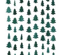 jijAcraft Christmas Tree Paper Garland: 3PCS Green Tree Hanging Paper Streamer, 13.5M Hanging Bunting Decorations for Christmas Party Supplies