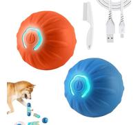 Jijikomore Smart Jumping Ball for Dogs, Interactive Dog Toy That Moves On Its Own, Vibrating Dog Ball 2PCS (protrude Style)