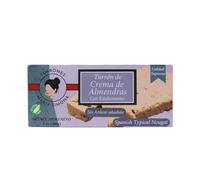 Jijona Turrón with No Added Sugar 200 g - Maria Simona | Soft Spanish IGP Nougat | 64% Roasted Almonds | Gluten-Free | Traditional Recipe