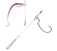 Jika/Tokyo/Drop Shot Style Rig, Weight/Hook Replaceable Fishing Bait Rig 10/12PCs for Bass Fishing 1/8 3/16 1/4 3/8 1/2oz