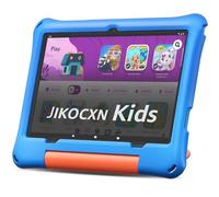 JIKOCXN 2024 NEW Tablet, 10 Inch Tablet for with Case, Parental Control, 10(4+6) GB+64GB, Space, WiFi, BT5.3, FM, GPS, Great Gift for Toddler (Blue)