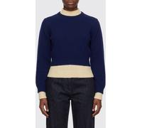 JIL SANDER Bicolor Virgin Wool Sweater - Size: 42 - female