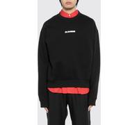 JIL SANDER Cotton Crewneck Sweatshirt with Logo - Size: M - male