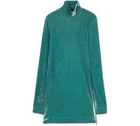 Jil Sander crushed-velvet top - Blue 36-38