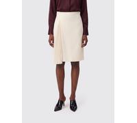 JIL SANDER Fiala High-Waisted Pleated Virgin Wool Pencil Mini Skirt - Size: 36 - female