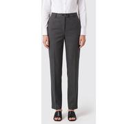 JIL SANDER High-Waisted Slim Fit Trousers in Wool and Mohair - Size: 40 - female