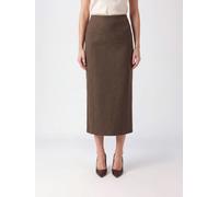 JIL SANDER High-Waisted Stretch Virgin Wool Midi Pencil Skirt - Size: 40 - female