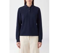JIL SANDER Long-Sleeved Cotton Polo Shirt with Contrast Trims and Collar - Size: 38 - female