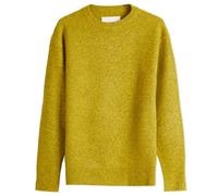 Jil Sander Men's Boiled Wool Crew Knit Pollen