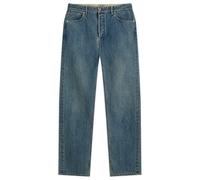 Jil Sander+ Men's Regular Fit Five Pocket Selvedge Cut Jeans Blue