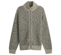 Jil Sander Men's Speckled Mouline Zip Up Jumper Pollen