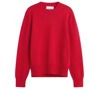 Jil Sander Men's Textured Cotton Crew Neck Jumper Rouge