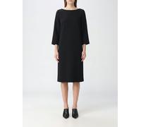 JIL SANDER Midi Sheath Dress in Silk and Virgin Wool Blend with Long Sleeves - Size: 40 - female