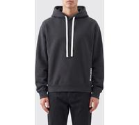 JIL SANDER Relaxed Fit Cotton Hoodie with Dropped Shoulders - Size: L - male