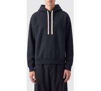 JIL SANDER Relaxed Fit Cotton Hoodie with Dropped Shoulders - Size: S - male